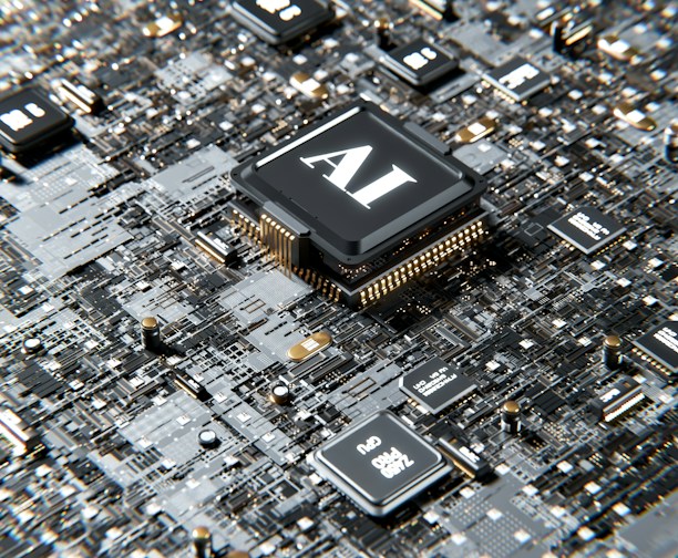 Computer processor representing AI infrastructure